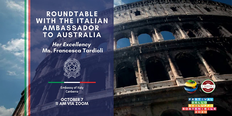 Roundtable discussion with Francesca Tardioli, Italian Ambassador to Australia